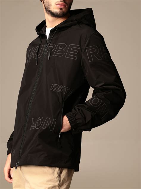 veste burberry homme noir|Burberry clothing for men.